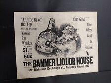 Akron Ohio Whiskey Advertising Uncle Sam 1900's