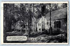 Accomac Virginia Postcard The Larger Cottages Whispering Pine Scene 1943 Vintage picture