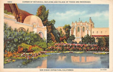 Postcard CA: San Diego Exposition, San Diego, California, Linen, Posted 1935 picture