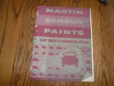 Martin-Senour Fleet Truck & Commercial Colors Chip Paint Samples # A292 Vintage picture