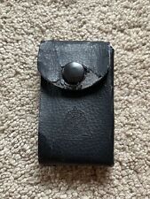 OEM Tops USA Leatherette Mini ALRT Fixed Blade Knife Sheath Wallet Case BLACK picture