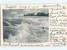 Pre-1907 Very Early View RAPIDS ABOVE FALLS Niagara Falls New York NY A1270 picture