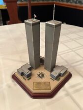 Twin Towers Commemorative World Trade Center 911 Memorial NYC Danbury Mint Rare picture