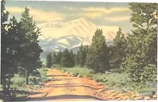Mt. Elbert, Leadville, Colorado, vintage postcard picture