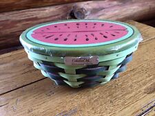 Longaberger Collectors Club 2010 Complete Watermelon Basket Set~Brand New picture