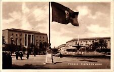 Vintage Postcard RPPC- FOGGIA - PIAZZA CAVOUR 1900s picture