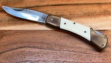 Vintage Folding Pocket Knife Stainless Single Blade Made in Pakistan picture