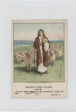 1878-1930 Little Pilgrim Lesson Pictures David's Trust in God #15-4-7 a8x picture
