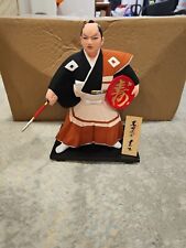 JAPANESE GENUINE HAKATA DOLL ASSOCIATION clay Samurai figurine RARE picture