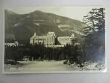 1948 ALONG THE LINE OF THE CANADIAN PACIFIC RAILWAY BANFF SPRINGS HOTEL POSTCARD picture