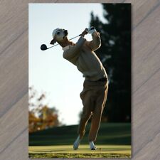 POSTCARD Greyhound Dog Swinging Driver Golf Club Ball Course Strange Fun Unusual picture