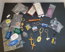 WYOMING+ Key Rings VINTAGE Retro & NEW Originals RARE MIXED LOT 25 Pc. WHOLESALE picture