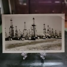 VTG Real Photo Postcard RPPC Oil Field Southern California 1900s picture