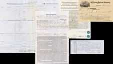 Group of Miscellaneous Railroad Documents dated 1790's-1918 - Railroad Documents picture