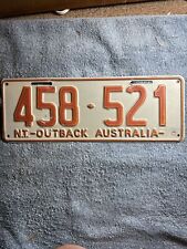 Australia Outback License Plate 458-521 picture