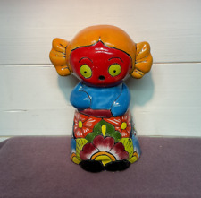 Talavera - Mexican Pottery - Girl Doll - Multicolor - Signed  picture