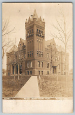 RPPC Vintage Postcard - Wayne, Nebraska - Wayne County Court House - Real Photo picture