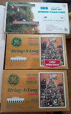 2 Boxes GE String A-Long 100 Lights Super Bright/1 Box Two Way Flashing 100 Set picture