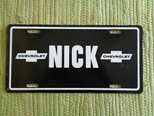 Vintage NICK Chevrolet DEALER License Plate Tarentum Pennsylvania PA Tag picture
