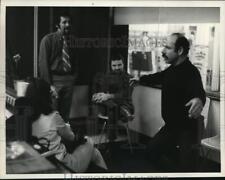 1970 Press Photo Herschel Bernardi entertaining his coworkers. - hcp19704 picture