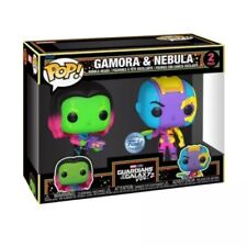 Funko POP - Guardians of The Galaxy - Gamora & Nebula - 2 Pack Blacklight  SE picture