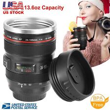 Camera Lens Coffee Cup 24-105 Travel Mug Stainless Steel Leak-Proof Insulated picture