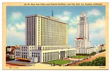 Vintage Post Office & Federal Building, City Hall, San Francisco, CA Postcard picture