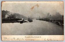 Pittsburgh, Pennsylvania PA - Monongahela River - Vintage Postcard - Unposted picture