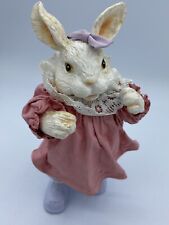 VTG Clothtique Possible Dreams Fabric Mache BETH Easter Bunny Rabbit picture