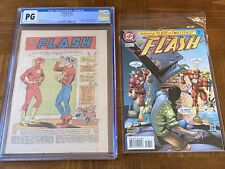 Flash 123 CGC PG OW/White 1st app GA Flash in SA)- Splash Page + homage cover picture
