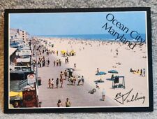 Ocean City Maryland Boardwalk Beach RC Tulling Postcard picture