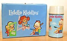 VINTAGE RARE HTF 1968 KING SEELEY MATTEL LIDDLE KIDDLES VINYL LUNCH BOX THERMOS picture