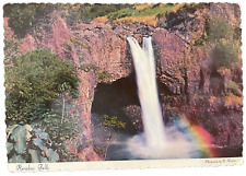 HI-Hawaii, Scenic View Of Rainbow Falls Antique Vintage Souvenir Postcard Beauty picture