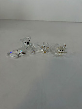 Lot of 4 Swarovski Crystal Figurines Koala Bear Butterfly Mouse Duck picture