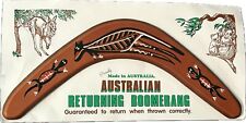 NEW Australian Returning Boomerang Authentic Hand Painted Made in Australia G1-8 picture