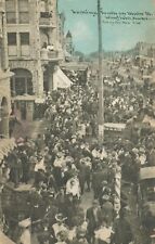 Postcard Kansas KS Winfield Bee Hive Photo 1910 Crowded Street Scene  picture