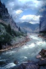 1982 scenic view of river Vintage SLIDE Ew10 picture