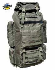 110 L Ukraine Tactical backpack olive military army backpac in Ukraine 2022. picture