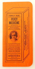 Vintage 1949 Percy Medicine Graph Paper Memo Advertisement Booklet picture
