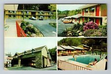 Gatlinburg TN-Tennessee, Rainbow Motel, Exterior View, Vintage Postcard picture