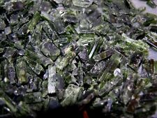 Chrome diopside crystal Russian mixed grade 25 carat lots 3-12 MM picture