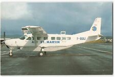 Postcard Airline AIR SAINT MARTIN Cessna 208B F-OXXJ 9831 Unposted CC10. picture