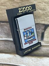 Zippo 1990 Seattle World Fair Vintage Still New &  Unfired Over 30 Years Old picture