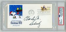 Charles Schulz ~ Signed Autographed 1970 Christmas First Day Cover ~ PSA DNA picture