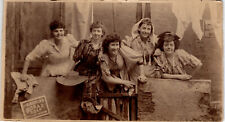 Original 1895 Borax Soap Girls Advertising Photograph on Board 4