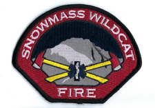 Snowmass Wildcat (Pitkin County) CO Colorado Fire Dept. patch - NEW picture