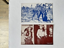 Vintage 1920-30 Arcade Card Silent Pictures TOM MIX Teeth NEAL HART Stops Holdup picture