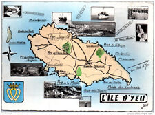 85 L'ILE D'YEU - map of the island. picture