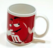 M&M's Red / Yellow Ceramic Mug 2013 Officially Licensed 10 oz. Colorful Nice picture