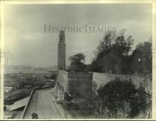1935 Press Photo World War monument fortification wall in Brest, France picture